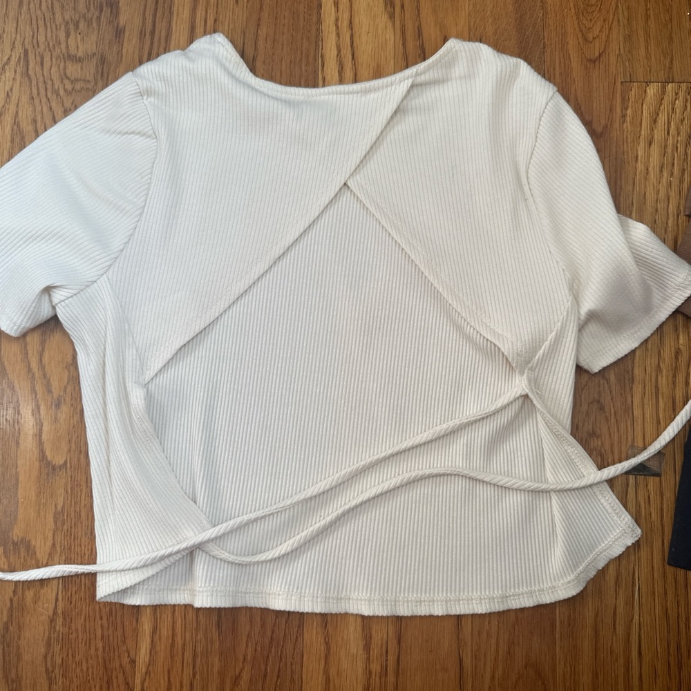 Backless Tan Top